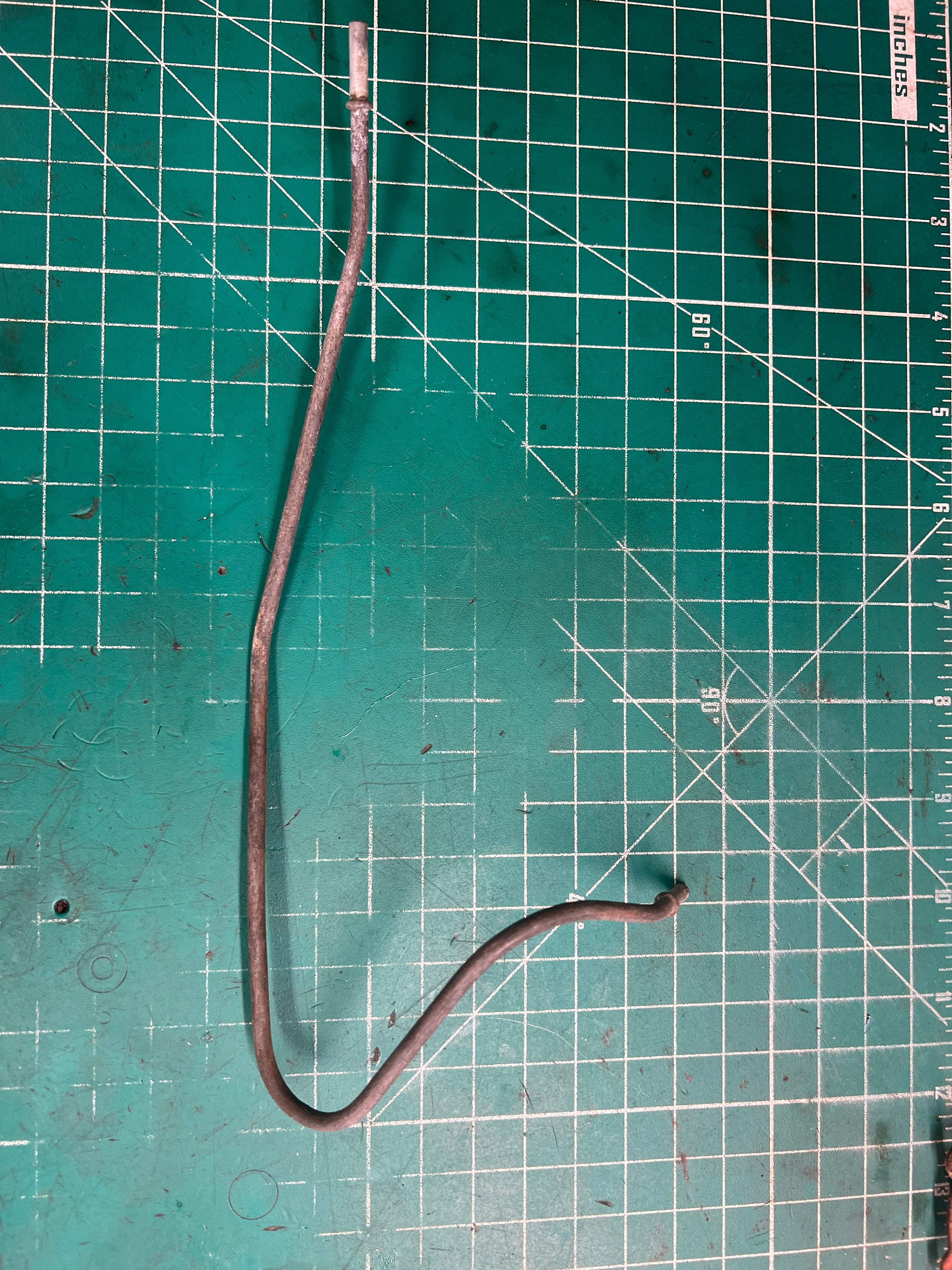Original German shepherds hook steel vacuum lines with crimped ends